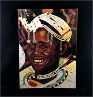 Original East Africa Masai Tribe Artist Ras kassa