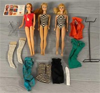 Very Early Barbies w/ Clothes