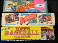 3 Boxes MLB trading cards