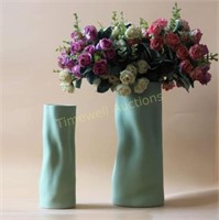Abbittar Vase Set  10.7 & 9  Rustic Decor