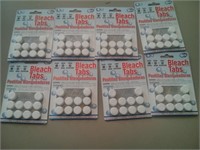 8 paquets de 10 pastilles pour faire eau de javel