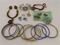 Misc Jewelry (Bracelets, Geneva Platinum Watch)