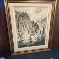 Rare Signed/Numbered Etching by Kloss