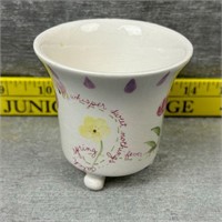 Bath & Body Works Footed Ceramic Jar