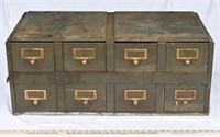 8 DRAWER METAL FILE CABINET - CONDITION AS SHOWN