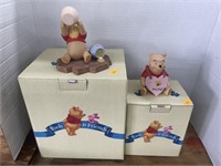 2 Pooh & friends figures