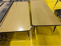 (2) Adjustable Tables