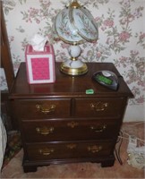 Pennsylvania House night stand, lamp, clock
