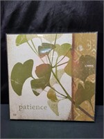 12x12 Patience Wall Plaque