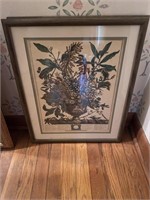 Framed Williamsburg Floral Print - January