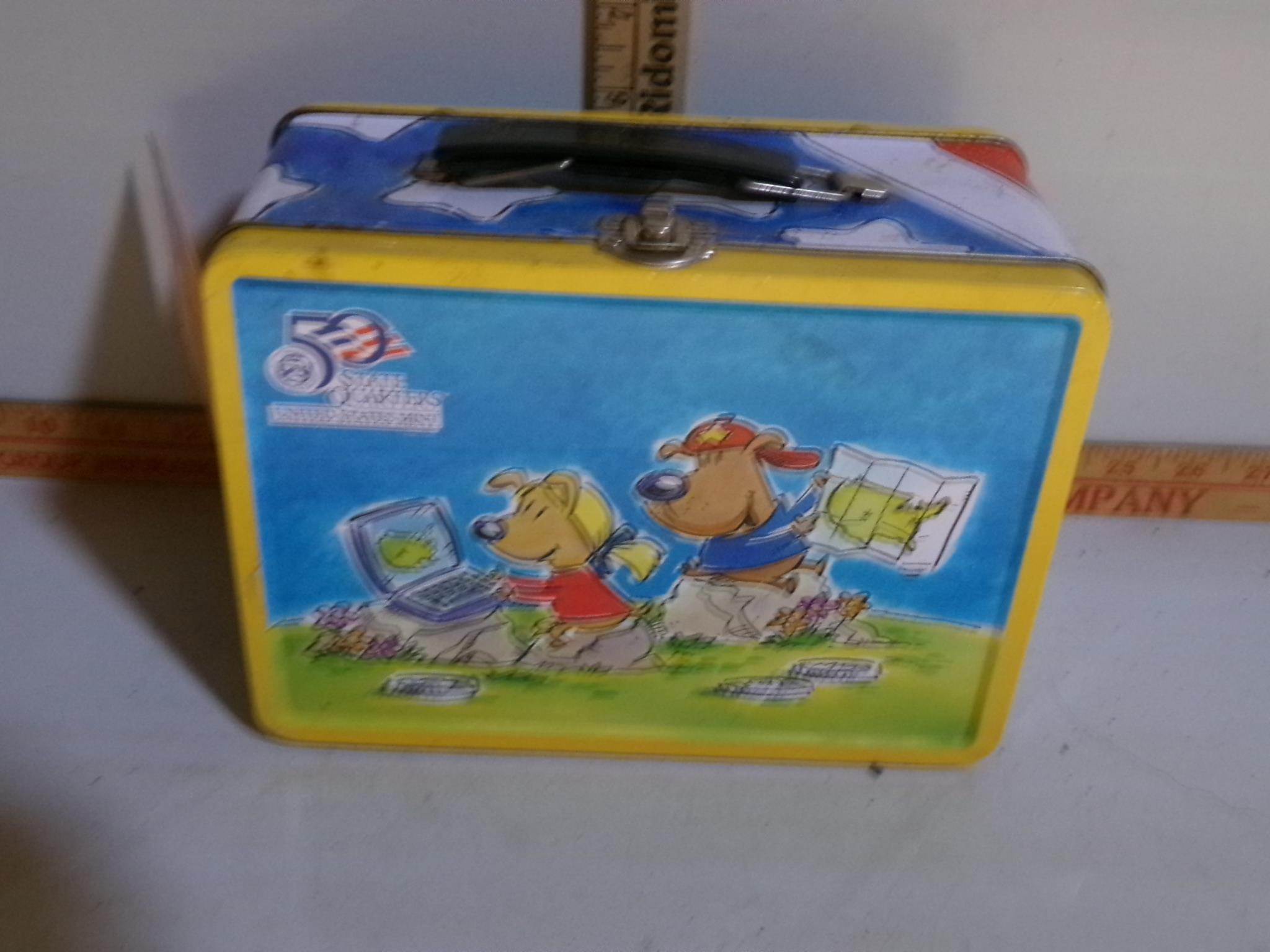 50 State Quarters Lunch Box with