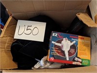 Box of miscellaneous items including Easy Stirrer