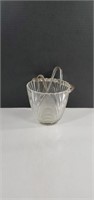 Vintage Brockway Nouveau Frosted Clear Glass Ice
