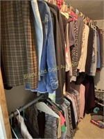 All The Hanging Clothes In The Closet