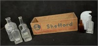 Shefford Cheese Crate & VIntage Bottles