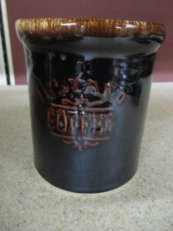 Vintage Gourmet Brown Instant Coffee Canister