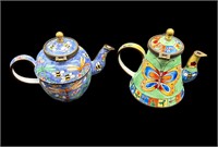 VTG Pair of Mini Teapots