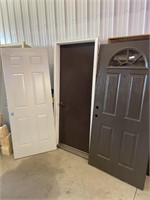 3 METAL DOORS