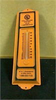Vtg Metal Thermometer AT&T Call Before You Dig
