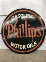 Phillips Motor Oil & Gasoline Sign