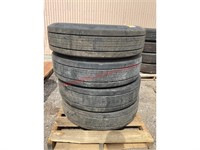 (4) Double Coin 295/75R22.5 Tires