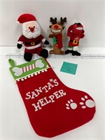 Dog Puppy Christmas Stocking Toys