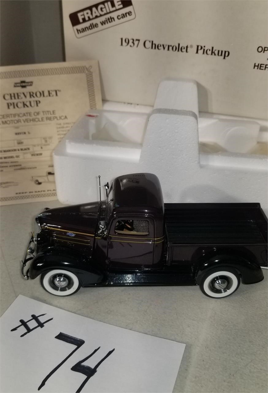 1937 Chevrolet Die Cast Pickup 1:24 scale