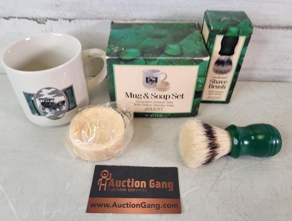 Shave Brush Mug Soap set