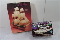 2 NIB Models-Ghostbusters & Jolly Roger