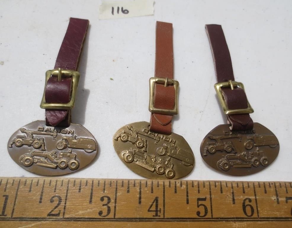 3 Galion watch fobs