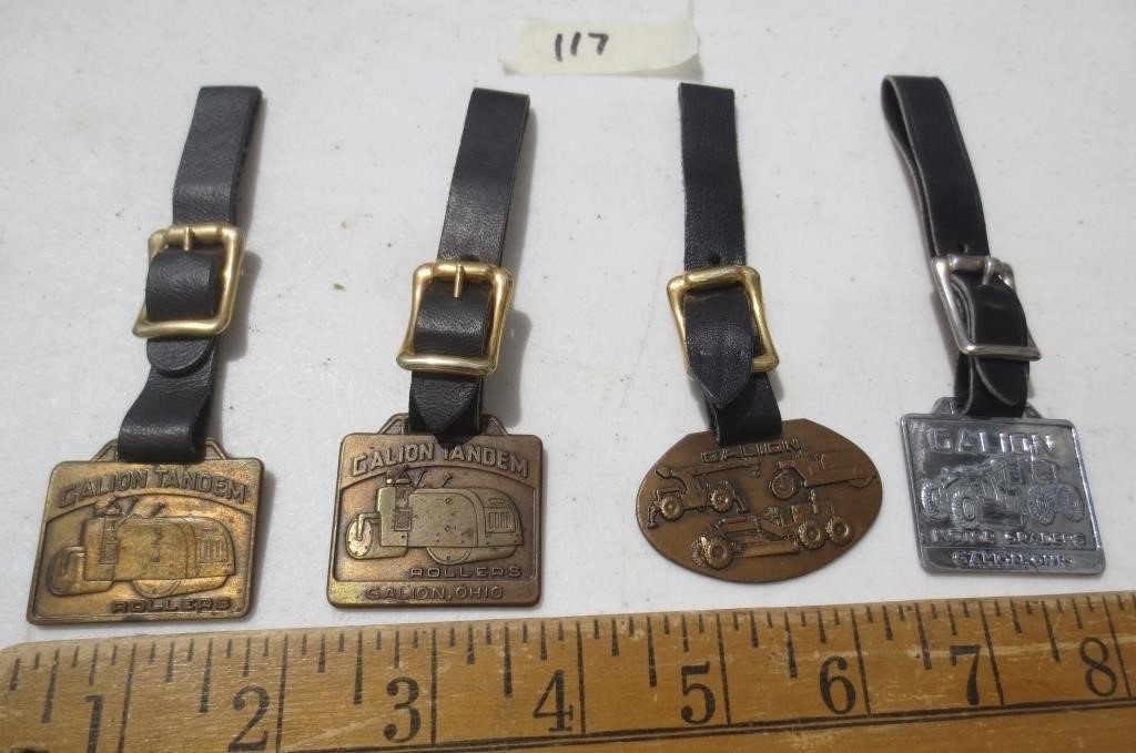 4 Galion watch fobs