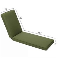 21x 72 in. Outdoor Chaise Lounge Cushion Gr