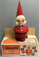 Mission Pak Santa Clause Candy Container Christmas