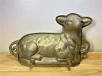 Vintage Cast Aluminum Lamb Cake Mold