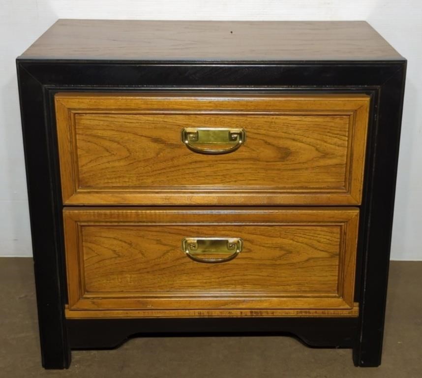 (F) Thomasville Mid Century Two Toned Night Stand