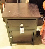Lot #705 - Contemporary single drawer over