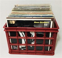 60 various vinyl albums. Crate not included!