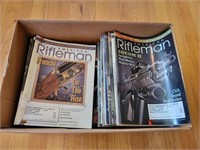 Box of  Early 2000s American Rifleman Magazines