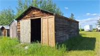 14'X24' SHED, 2X2 STEEL WALL TIN ROOF