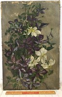 BEAUTIFUL EARLY FLORAL OIL PAINTING