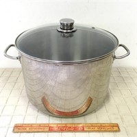 COVERED "CORLINI " DOUBLE HANDLED STOCK POT