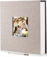 Large Photo Album 12.6x11 40 Pages Beige