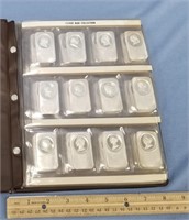 Huge 40 qty, 1 ounce bars of .999 fine silver, wit