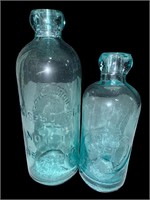 Antique Horlacher Blob Top Bottles