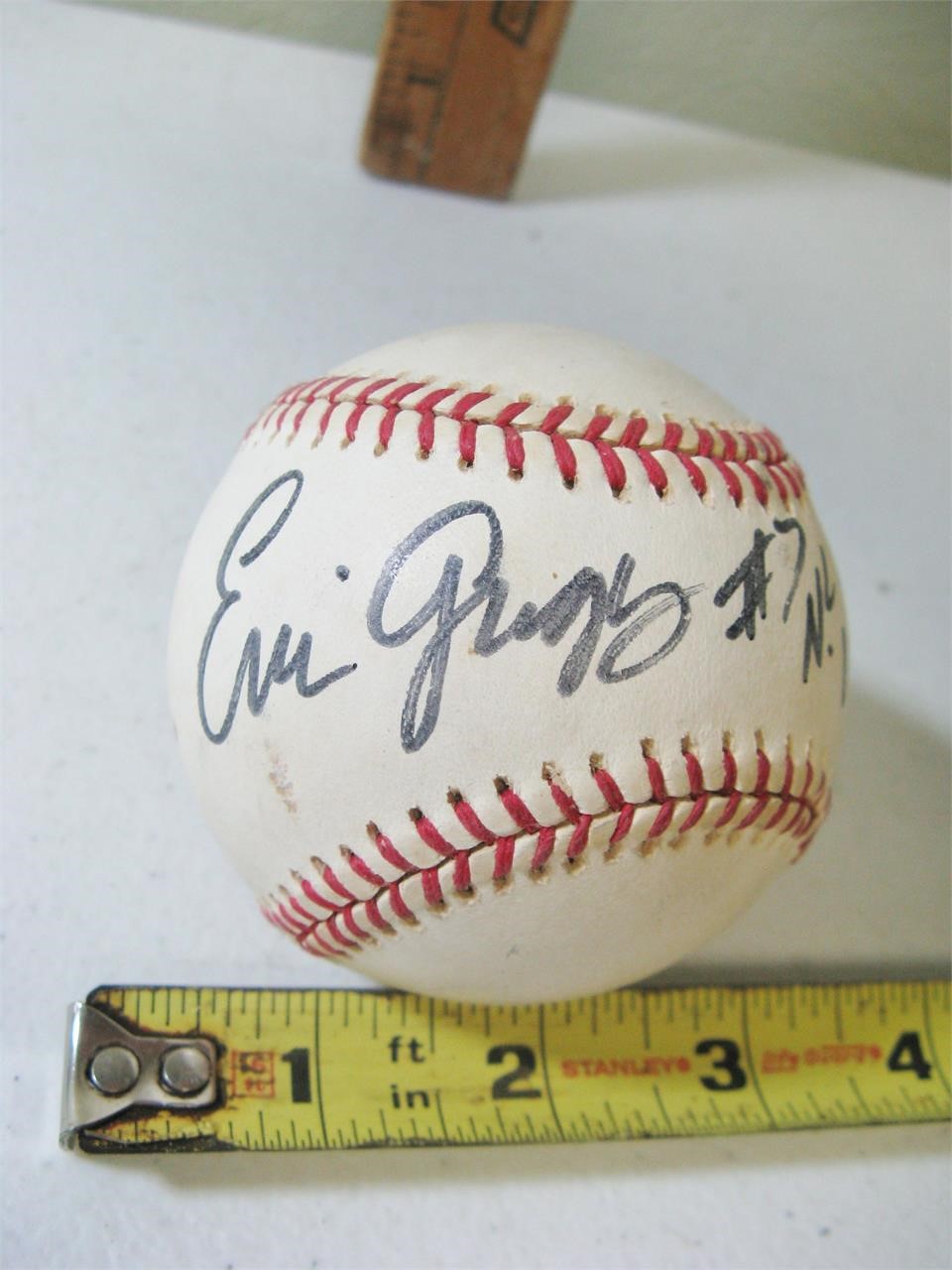 Eric Gregg Autographed Baseball 1997