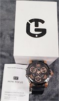 Mini Focus  Gustavo Skelton Watches(Gold Black)
