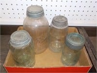 3 Early canning jars