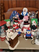 Snowman  Snow Globes, Cookie Jar & More