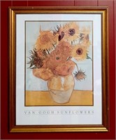 SUNFLOWERS Framed Print ARTIST VINCENT VAN GOGH