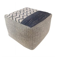 $72 Decor Therapy Hannah Chevron Design Pouf